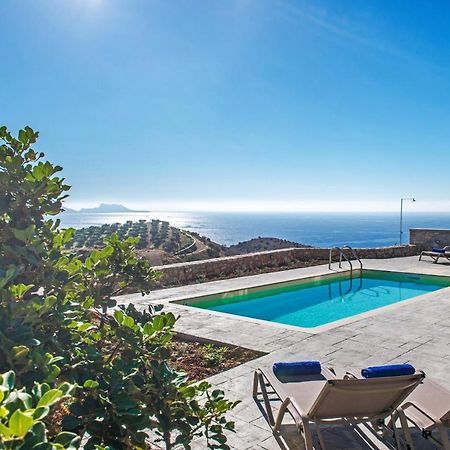 Tranquil Sea View Villa With Private Pool, Just 2Km From The Beach! Айя-Галіні Екстер'єр фото